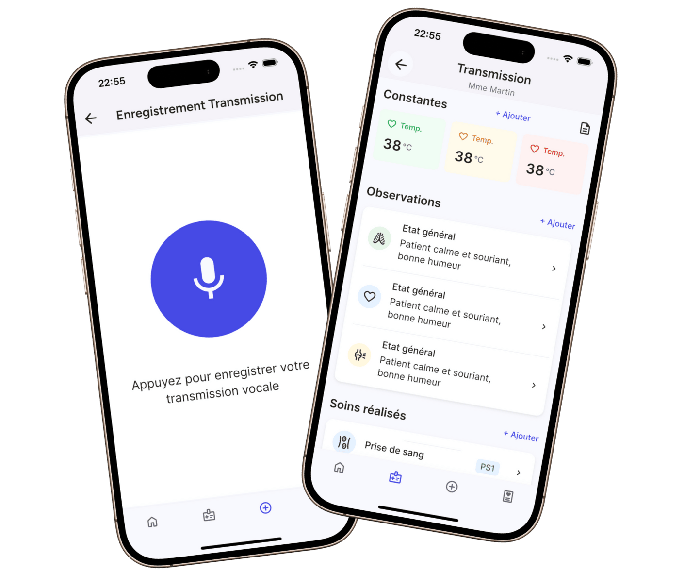 Mellya - Application de transmissions vocales pour infirmiers libéraux